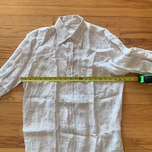 Luciano Barbera linen shirt 15.75-40 pristine